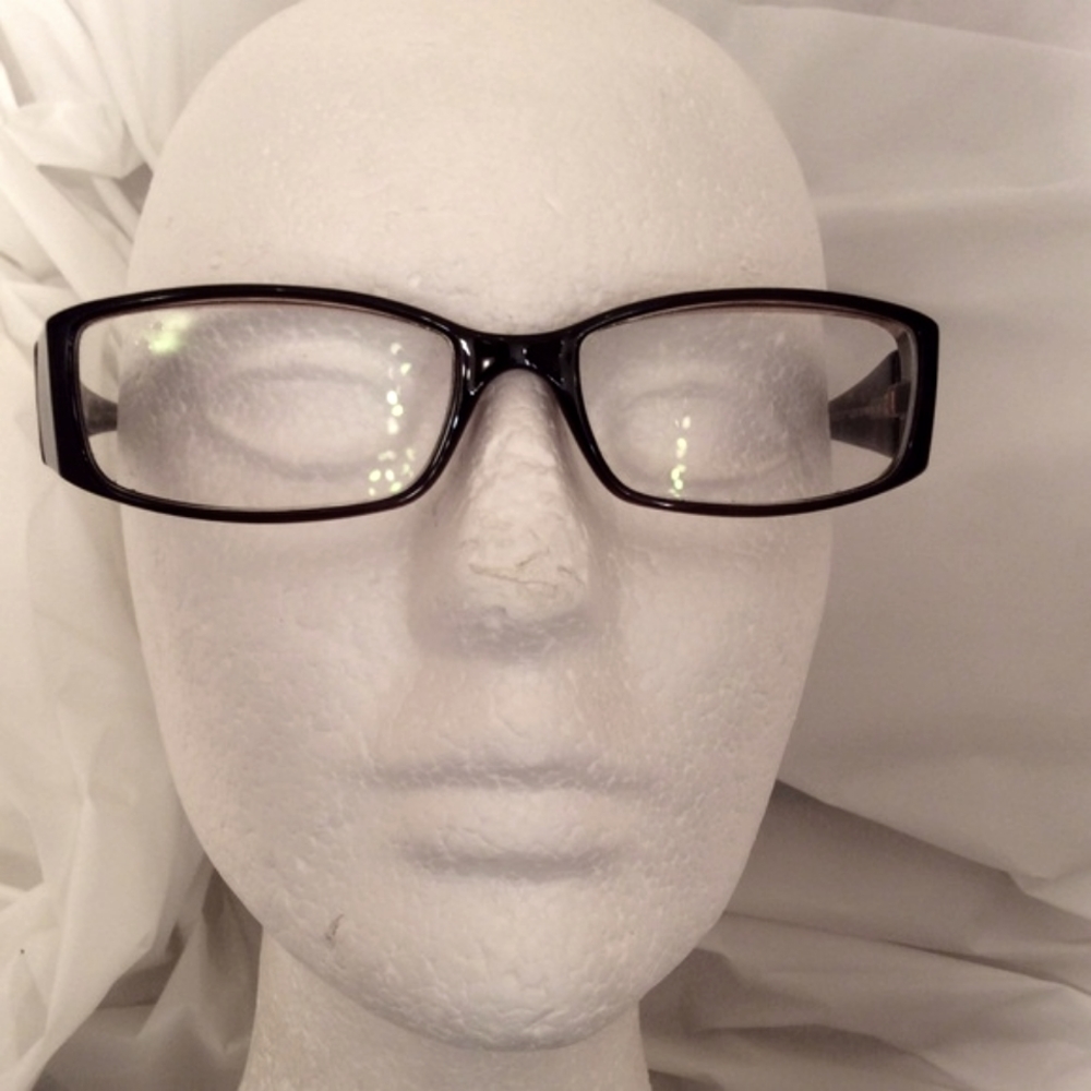 Calvin Klein Brown Rhinestone Eyeglasses Frames